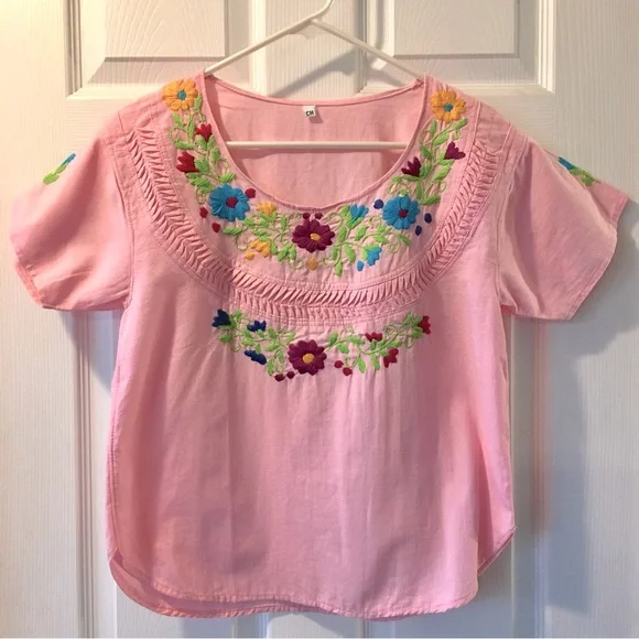 VTG 🌻 Embroidered Mexican blouse - Picture 3 of 16